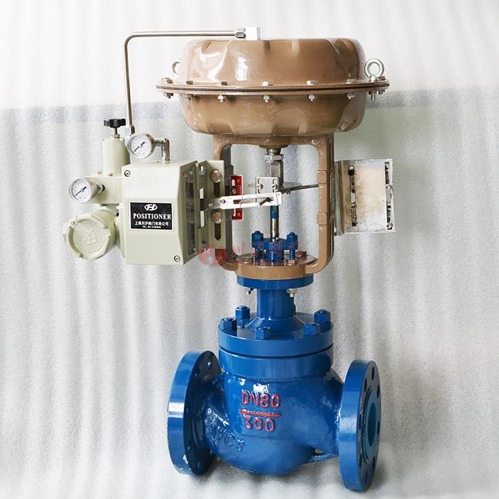 氣動高溫調節閥實物圖